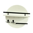 thumbnail image 2 of veasfak Key Holder Wall Mount Multifunctional Wall Shelf for Office Hallway Entryway Style C, 2 of 9