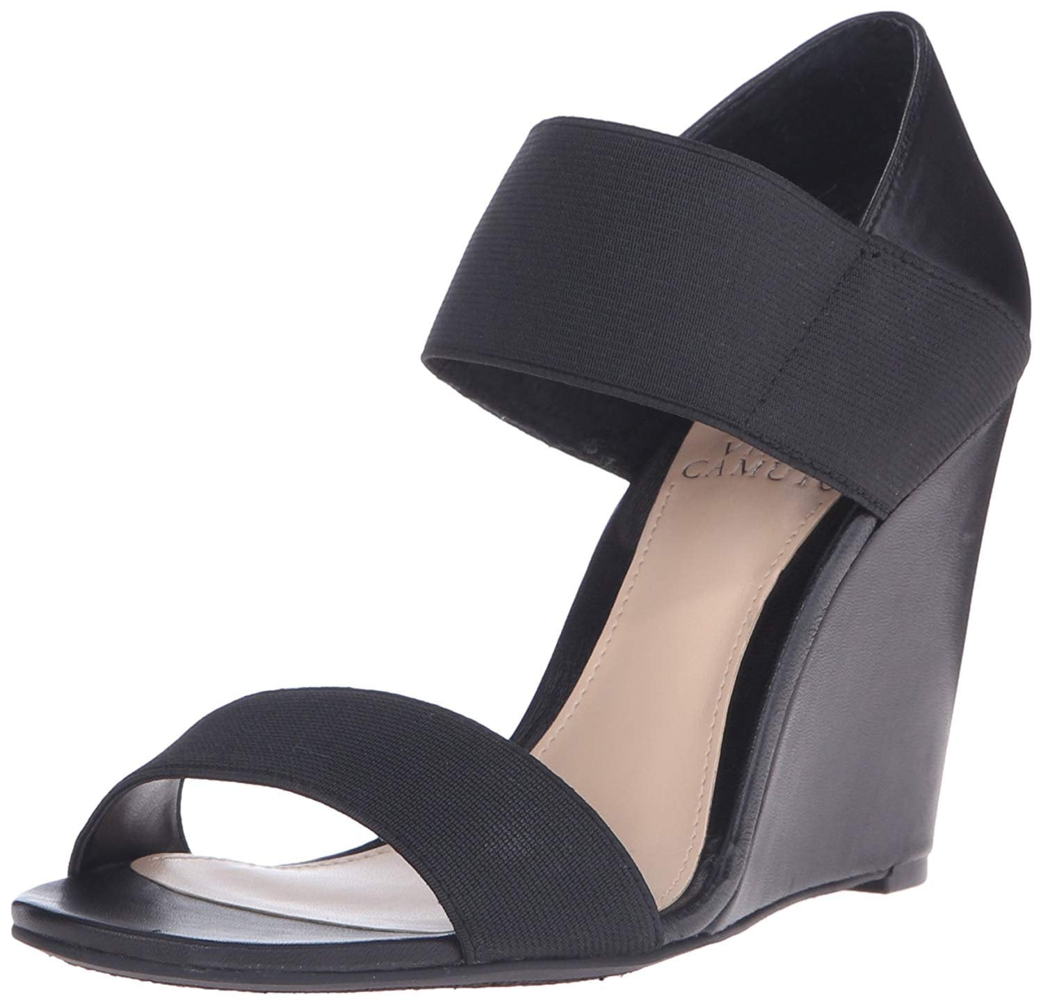 Vince Camuto - Vince Camuto Women's Moona Wedge Sandal, Black, 6.5 M US - Walmart.com - Walmart.com