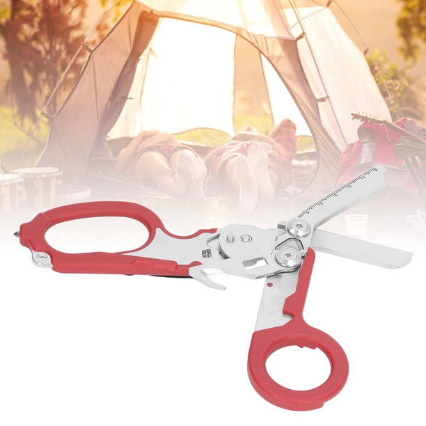 Tijeras De Viaje, Llave, Herramienta Manual De Escala Transparente, Tijeras Plegables De Amplia Aplicación Para Emergencias