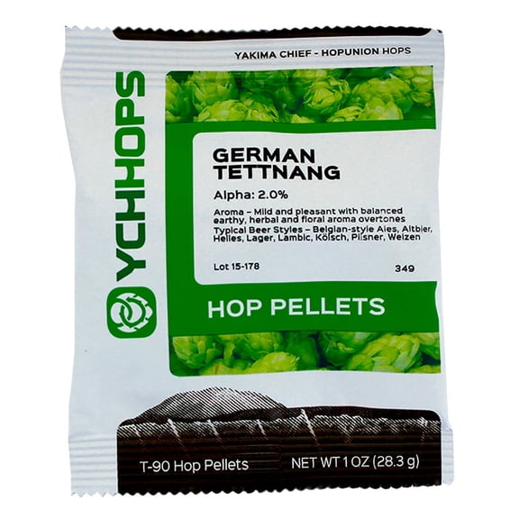 YCH Hops German Tettnang Hop Pellets 1 oz