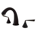 thumbnail image 1 of Kingston Brass Kingston Brass Royale Two Handle Roman Tub Filler, 1 of 4