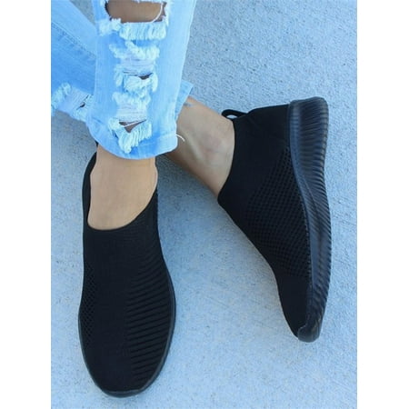

Rotosw Womens Slip on Sneakers Lightweight Comfortable Mesh Casual Sneakers Sports Gym Athletic Walking Shoes