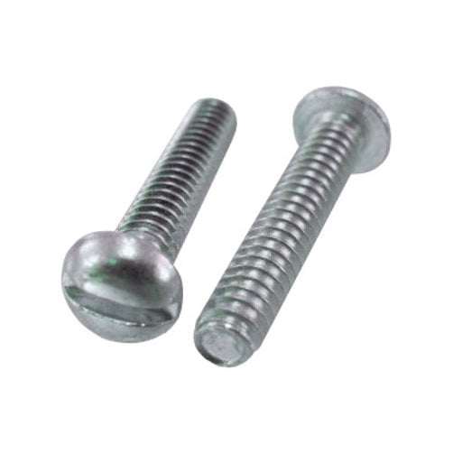 LOT OF 200 NEW 1//4-20 X 3//4/" SLOTTED ROUND HEAD ZINC PLATED MACHINE SCREWS RC