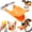Orange, variant on Cute Duck Bill Dog Muzzle, Duck Muzzle for Dogs