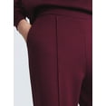 thumbnail image 4 of Scoop Women’s and Women’s Plus New Scubaknit Seamed Sweatpants, Regular and Short Lengths, Sizes XS-4X, 4 of 6