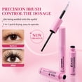 thumbnail image 4 of 2‑Piece Double‑Ended False Eyelash Bond & Seal Set, Quick‑Drying Strong Hold Eyelash Adhesive, Waterproof Smudge‑Proof Lash Sealant for Cluster Lashes, Beginner Friendly, 4 of 8