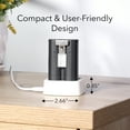 thumbnail image 4 of Wasserstein Battery Charging Station Compatible with Ring Camera/Ring Doorbell and Wyze Battery Cam Pro Batteries - Portable Charger with Dual Charging Dock  (Batteries NOT Included), 4 of 7