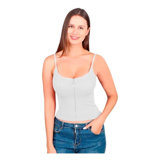 Blusas De Mujer Tirante Canalé Microfibra Fresca Basicos LOLE Blusa