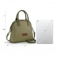 thumbnail image 3 of Wrangler Satchel Bags for Women Top-handle Handbags and Purses with Crossbody Strap, Green, 3 of 8
