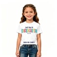 thumbnail image 4 of JAJAHO Kindergarten Graduation T Shirt Kids Toddler Happy Graduation Letter Graphic Tees For Boys Girls Short Sleeve Crew Neck Top, 4 of 4