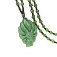 thumbnail image 3 of Colgante de zorro de cristal natural, collar de zorro de nueve colas de obsidiana, imitación de jade, cadena de suéter larga para hombre y mujer, combina con todo, otoño e invierno., 3 of 6