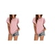 thumbnail image 2 of Sonducket Camiseta de manga corta para mujer, suéter calado bonito estético, blusa para fiesta, trabajo, verano, moda, Top, ropa elegante para Type8 NO8, 2 of 6