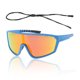 thumbnail image 1 of 1 juego de gafas de motocicleta anti-reflejo de triacetato de celulosa PC UV400 gafas de sol para deportes al aire libre para motocross, bicicleta de tierra, ATV, lente roja, marco negro azul, 1 of 6