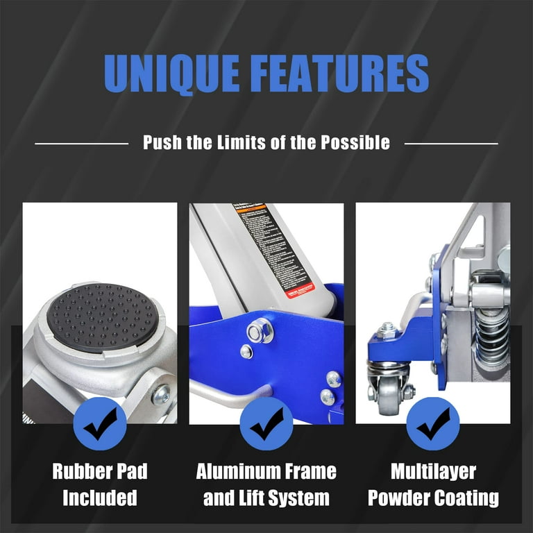 Y－Toby BIG RED 1.5 Ton Racing Floor Jack Torin Hydraulic Low