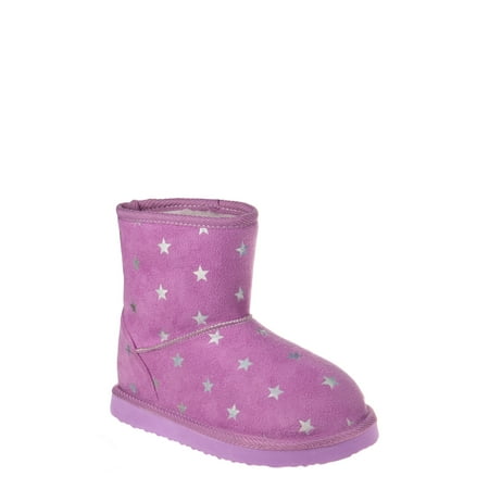 Josmo Star Power Faux Shearling Cozy Mid-Calf Winter Boot (Toddler Girls)