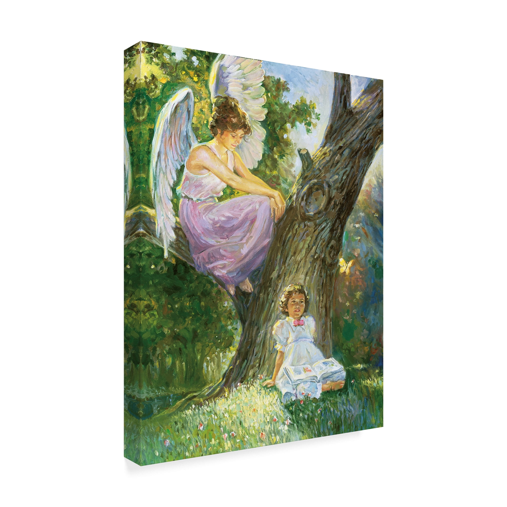 Trademark Fine Art 'Guardian Angel Trees' Canvas Art by Hal Frenck