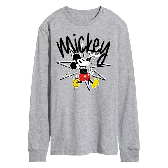 Mickey & Friends - Mickey Star Burst - Men's Long Sleeve T-Shirt