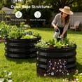 thumbnail image 3 of CloudRest Pro Raised Garden Bed, 23.2" x 11.8" Corrugated Metal Planter Box for Outdoor/Indoor Vegetable & Flower Growing, 3 of 8