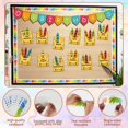 thumbnail image 4 of Juego de tablones de anuncios de cumpleaños para el aula VABAMNA con 85 piezas, 4 of 7