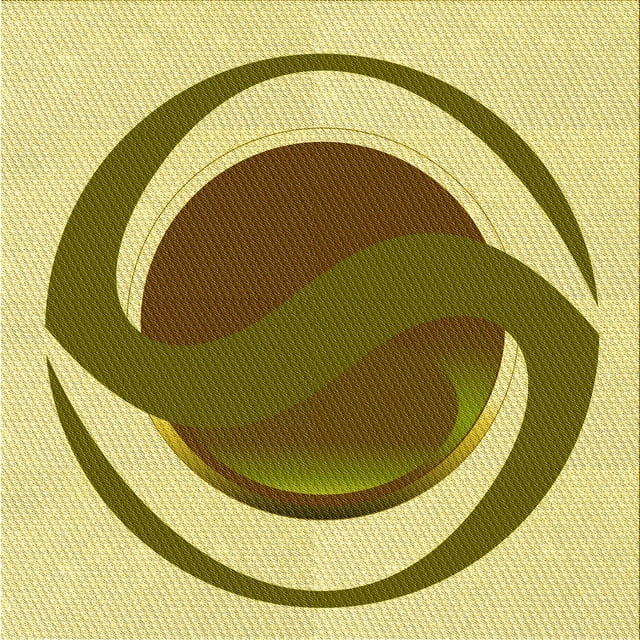 Ahgly Company Machine Washable Indoor Square Transitional Dark Yellow Green Area Rugs, 5' Square