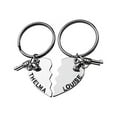 thumbnail image 4 of Art Attack Thelma & Louise Bonnie & Clyde Gun Revolver BFF Best Friends Broken Heart Partners in Crime Bandit Bag Charm Pendant Keychain (Thelma & Louise), 4 of 4