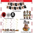 thumbnail image 2 of Decoraciones de fiesta Fiesta de cumpleaños con temática pirata de GOGOPARTY, 2 of 9