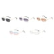 thumbnail image 3 of Sonducket Gafas de sol rectangulares con estilo, a prueba de rayos , alta definición, larga vida útil, gafas de sol para mujer, transparentes Lentes Blanco, 3 of 6
