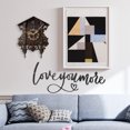 thumbnail image 4 of WASHWEPE De Pared En Hierro Negro Con Love You More Para Y Dormitorio, 4 of 8