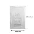 thumbnail image 2 of Hanging Vacuum Storage Bags, Reusable Clothes Storage Bags with 4 Hooks, Clear Garment Bags for Space Saving & Closet Organization, for Seasonal Clothing & Bulky Items Storage,Vsgery, 2 of 9