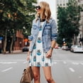 thumbnail image 4 of Naloa Turtle Print Women's Summer Spring Casual Beach Sundress,Vacation Sleeveless Tank Crewneck Loose Dresses, 4 of 7