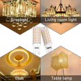 thumbnail image 7 of LEDGLE 6W G9 LED Light Bulbs Non-dimmable 2800K Warm White Light No Flicker 60W Traditional Bulb Equivalent 5 Pcs, 7 of 7