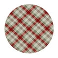 thumbnail image 4 of BANET Christmas Checkered Tablecloth Round, Winter Xmas Red Green Buffalo Table Cloth Cover, Non-Slip Waterproof for Kitchen Dining Party Holiday Farmhouse Decor 54"-58, 4 of 8