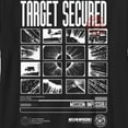 thumbnail image 2 of Boy's Mission: Impossible Dead Reckoning Target Secured Black and White TV  Graphic Tee Black Small, 2 of 5