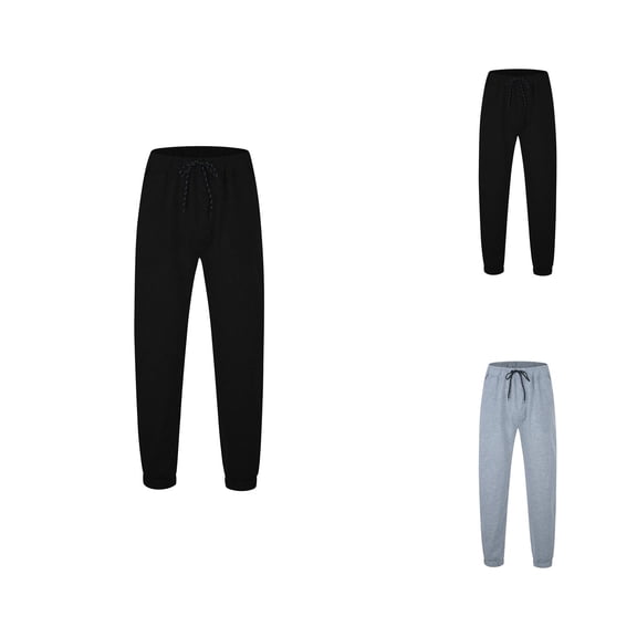 Athletic Joggers - Comfortable Breathable Sweatpants with Pockets and Elastic Waistband for Outdoor Running
