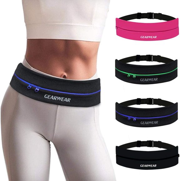 shiyou-Running Phone Holder Runner Belt Waist Pocket for iPhone Xs Max/Xr/X/8/7 Samsung A10/S9/S8 Edge for Workout Fitness Walking Jogging Exercise Sport Gym Men Women Blue