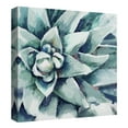 thumbnail image 4 of Fine Art Canvas Watercolor Succulent Bloom Square Blue by Studio Arts Canvas Art Print, 4 of 4