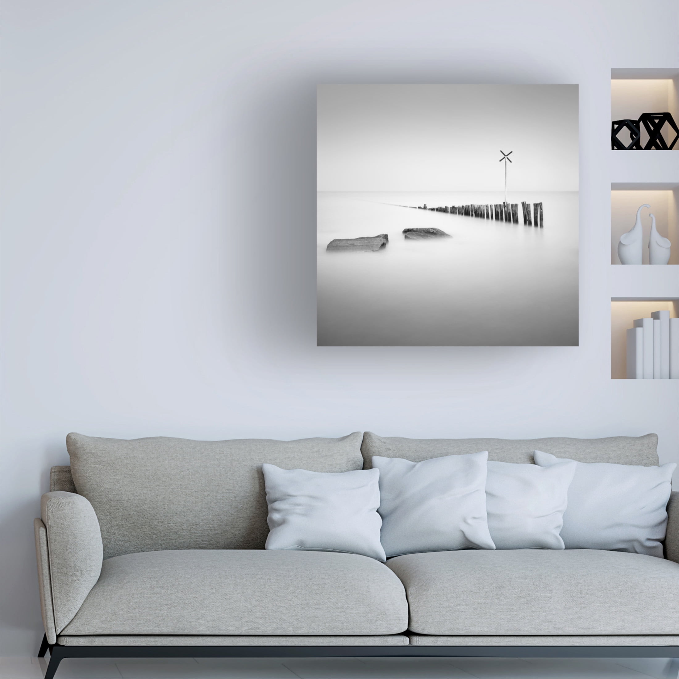 Canvas Wall Art - Christophe Staelens 'X Stands For' Wall Art for Living Room, Bedroom, or Office D?cor by Trademark Fine Art - 35 x 35 Inches