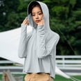 thumbnail image 4 of Drovellove Women's UPF 50+ Sun Protection Jacket – Lightweight Hooded Shirt with Thumb Holes, Breathable Quick-Dry Outdoor Cover Up for Hiking, Beach Vacation, Kayaking, Cycling, and Travel, 4 of 6