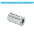 thumbnail image 4 of Uxcell 1/16" 1.5mm Aluminio Crimping Loop Sleeve Single Round Ferrule para Cable de Alambre, Plata 25 Paquete, 4 of 5