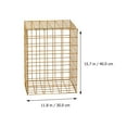 thumbnail image 2 of Weiweiguan Wedding Flower Display Holder Plastic Display Rack Rack Grid Frame Box (Golden), 2 of 6