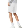 thumbnail image 2 of Hat and Beyond Men's Lightweight Brushed Fleece Elastic Sweat Shorts with Pockets, 2 of 6
