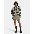 thumbnail image 2 of Madden NYC Women’s Plaid Jacket, Midweight, Sizes XXS-XXL, 2 of 5