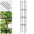 thumbnail image 1 of Treillis de Rose Cadre de Support pour Plantes Grimpantes en Acier Inoxydable Durable Réglable Jardin, 1 of 5