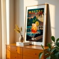 thumbnail image 3 of Mai Tai Cocktail Poster: Vintage Island Vibes - Illustration Tropical Cocktail Vintage Poster Beach Sunset Travel Poster Palm Tree Unframed Wall Art Print 5 x 7 inches, 3 of 60