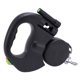thumbnail image 1 of Correa retráctil de dos perros, cuerda de perro doble con luz led, agarre ergonómico para perros pequeños medios, 1 of 7