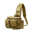 thumbnail image 4 of Yuarrent Bolso bandolera grande con zonificación científica, riñonera multiusos, bolso de hombro para hombre Ropa Deportiva, Zapatos camuflaje, 4 of 6