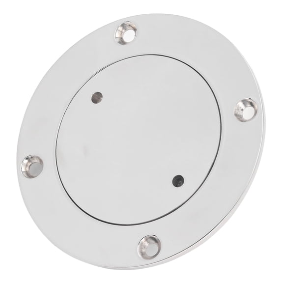 Suodoka Marine Boat Deck Plate 316 Stainless Steel Inspection Hatch Access Cover for Yacht, High Durability Water Resistant Round Deck Hatch, 3 Inch Size