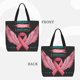 thumbnail image 2 of Fotbe Ribbon With Angel Wings Bolsa Tote con Estampado para Mujer, Bolsos con Cremallera, Bolsa de Hombro Casual de Gran Capacidad con Bolsillos Internos, 2 of 7