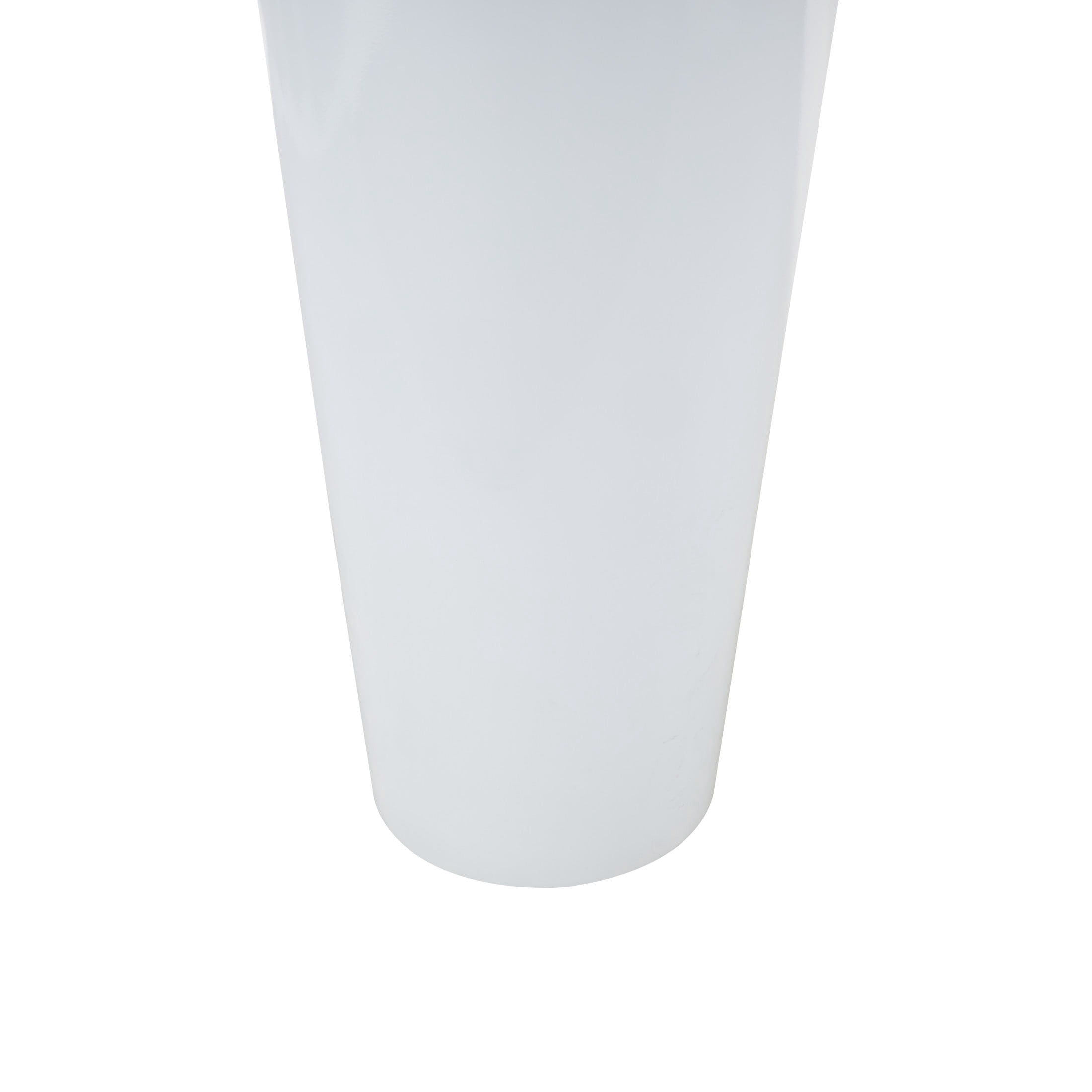 DecMode 48" White Fiberglass Vase