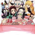 thumbnail image 3 of Demon Slayer Banner Backdrop Background Taspestry Wall Decor Birthday Party Supplies Post Fans, 3 of 6